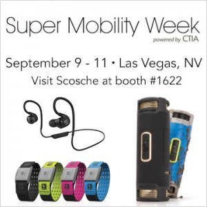 2015 CTIA Show Scosche Booth #1622