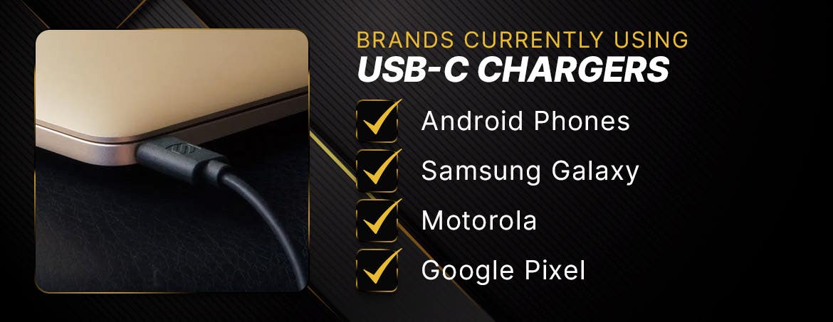 some brands currently using USB-C charger